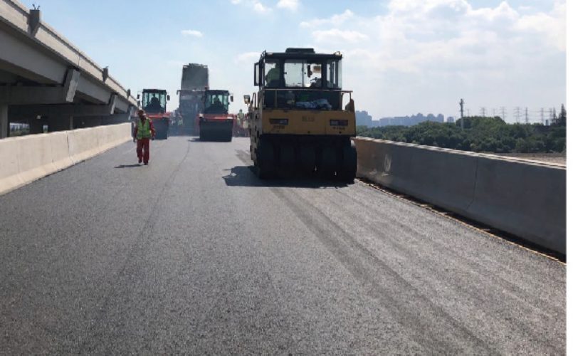 S7公路新建工程施工现场