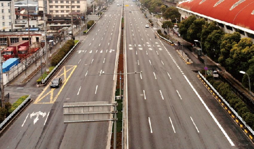 蕰川公路大修工程路面